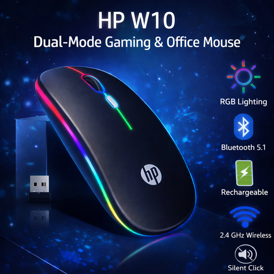 HP W10 Dual Mode Bluetooth Wireless Mouse