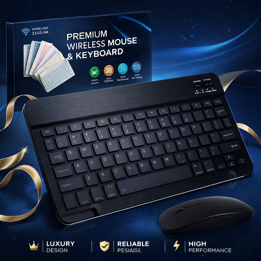 Rechargeable Wireless Keyboard – Ultra Slim Bluetooth