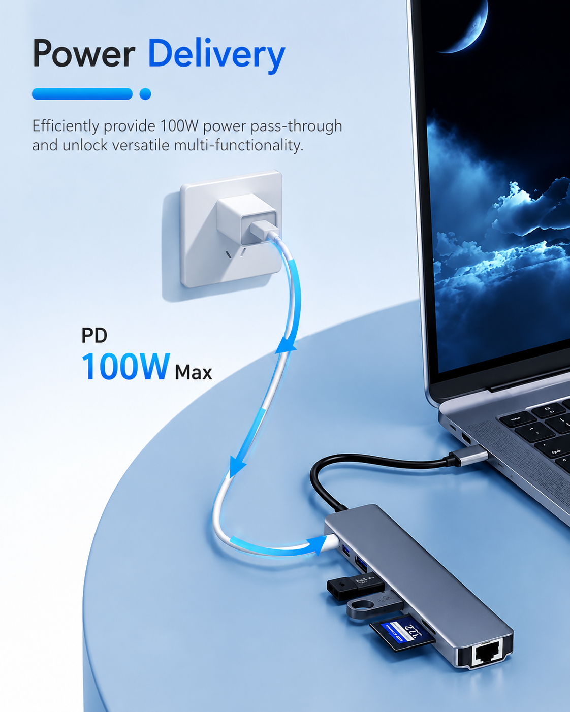 8-in-1 USB-C Multiport Hub Adapter